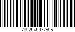 Código de barras (EAN, GTIN, SKU, ISBN): '7892949377595'