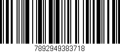 Código de barras (EAN, GTIN, SKU, ISBN): '7892949383718'