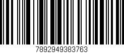 Código de barras (EAN, GTIN, SKU, ISBN): '7892949383763'