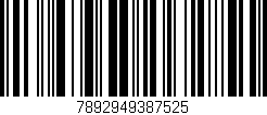 Código de barras (EAN, GTIN, SKU, ISBN): '7892949387525'