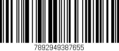 Código de barras (EAN, GTIN, SKU, ISBN): '7892949387655'