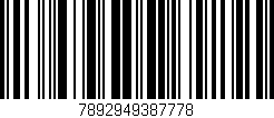 Código de barras (EAN, GTIN, SKU, ISBN): '7892949387778'