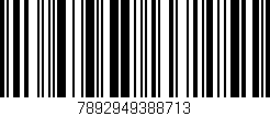 Código de barras (EAN, GTIN, SKU, ISBN): '7892949388713'