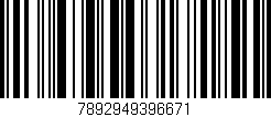 Código de barras (EAN, GTIN, SKU, ISBN): '7892949396671'