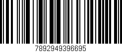 Código de barras (EAN, GTIN, SKU, ISBN): '7892949396695'