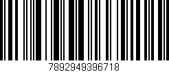 Código de barras (EAN, GTIN, SKU, ISBN): '7892949396718'