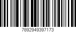 Código de barras (EAN, GTIN, SKU, ISBN): '7892949397173'