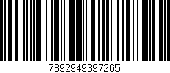 Código de barras (EAN, GTIN, SKU, ISBN): '7892949397265'