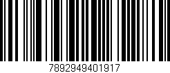 Código de barras (EAN, GTIN, SKU, ISBN): '7892949401917'