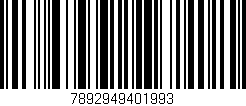 Código de barras (EAN, GTIN, SKU, ISBN): '7892949401993'