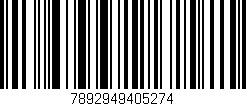 Código de barras (EAN, GTIN, SKU, ISBN): '7892949405274'