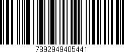 Código de barras (EAN, GTIN, SKU, ISBN): '7892949405441'