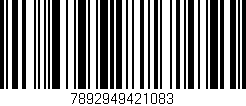 Código de barras (EAN, GTIN, SKU, ISBN): '7892949421083'