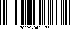 Código de barras (EAN, GTIN, SKU, ISBN): '7892949421175'
