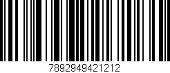 Código de barras (EAN, GTIN, SKU, ISBN): '7892949421212'