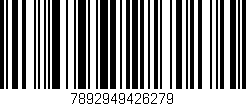 Código de barras (EAN, GTIN, SKU, ISBN): '7892949426279'