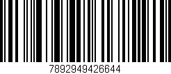 Código de barras (EAN, GTIN, SKU, ISBN): '7892949426644'