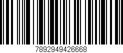 Código de barras (EAN, GTIN, SKU, ISBN): '7892949426668'