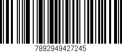 Código de barras (EAN, GTIN, SKU, ISBN): '7892949427245'