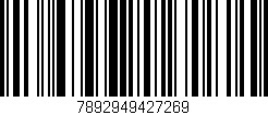 Código de barras (EAN, GTIN, SKU, ISBN): '7892949427269'