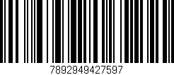 Código de barras (EAN, GTIN, SKU, ISBN): '7892949427597'