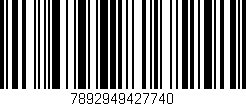 Código de barras (EAN, GTIN, SKU, ISBN): '7892949427740'