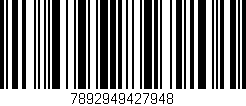 Código de barras (EAN, GTIN, SKU, ISBN): '7892949427948'
