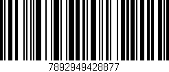Código de barras (EAN, GTIN, SKU, ISBN): '7892949428877'