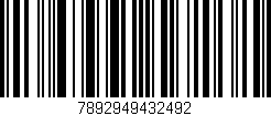 Código de barras (EAN, GTIN, SKU, ISBN): '7892949432492'
