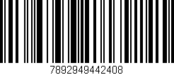 Código de barras (EAN, GTIN, SKU, ISBN): '7892949442408'