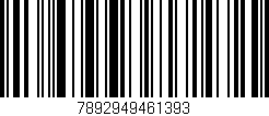 Código de barras (EAN, GTIN, SKU, ISBN): '7892949461393'