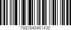 Código de barras (EAN, GTIN, SKU, ISBN): '7892949461430'