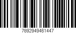 Código de barras (EAN, GTIN, SKU, ISBN): '7892949461447'