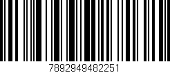 Código de barras (EAN, GTIN, SKU, ISBN): '7892949482251'