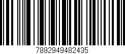 Código de barras (EAN, GTIN, SKU, ISBN): '7892949482435'