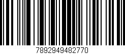 Código de barras (EAN, GTIN, SKU, ISBN): '7892949482770'