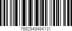 Código de barras (EAN, GTIN, SKU, ISBN): '7892949494131'