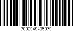 Código de barras (EAN, GTIN, SKU, ISBN): '7892949495879'