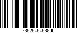 Código de barras (EAN, GTIN, SKU, ISBN): '7892949496890'