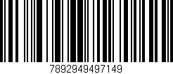 Código de barras (EAN, GTIN, SKU, ISBN): '7892949497149'