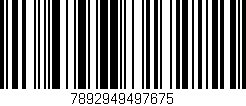 Código de barras (EAN, GTIN, SKU, ISBN): '7892949497675'