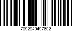 Código de barras (EAN, GTIN, SKU, ISBN): '7892949497682'