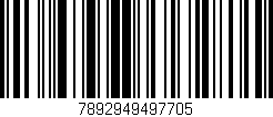 Código de barras (EAN, GTIN, SKU, ISBN): '7892949497705'