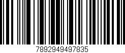 Código de barras (EAN, GTIN, SKU, ISBN): '7892949497835'