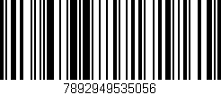 Código de barras (EAN, GTIN, SKU, ISBN): '7892949535056'