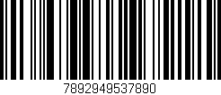 Código de barras (EAN, GTIN, SKU, ISBN): '7892949537890'