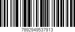 Código de barras (EAN, GTIN, SKU, ISBN): '7892949537913'