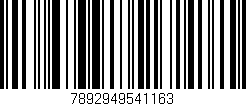 Código de barras (EAN, GTIN, SKU, ISBN): '7892949541163'