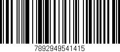 Código de barras (EAN, GTIN, SKU, ISBN): '7892949541415'