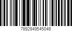 Código de barras (EAN, GTIN, SKU, ISBN): '7892949545048'